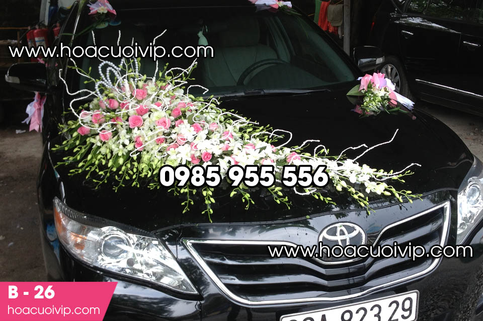 Hoa xe cưới tại Hà Nội