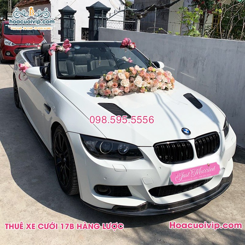 Thuê xe cưới BMW M3 mui trần màu trắng